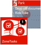 ZoneTasks live tiles